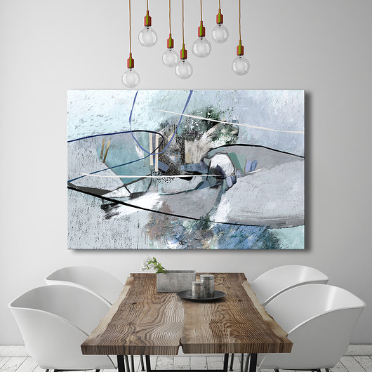 obrazy OBRAZ NA PŁÓTNIE - 120x80cm - ABSTRAKCJA
