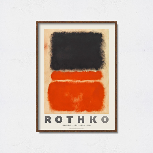 Mark Rothko plakat do wystawy Pas De LArt