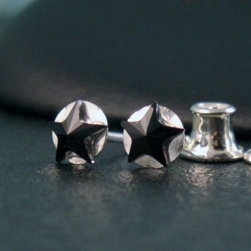minimki - czarne gwiazdy kryształ swarovski Klejnotki Anna Zalewska