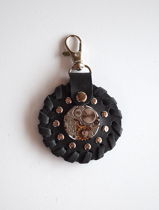skórzany brelok steampunk martuch