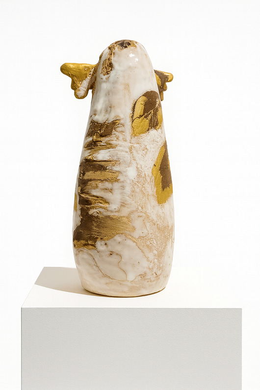 wazony Ceramiczny, skrzydlaty wazon - Anioł2