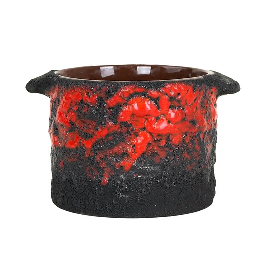 wazony Wazon ceramiczny, Fat Lava, niemiecki design, lata 60, produkcja: Niemcy
