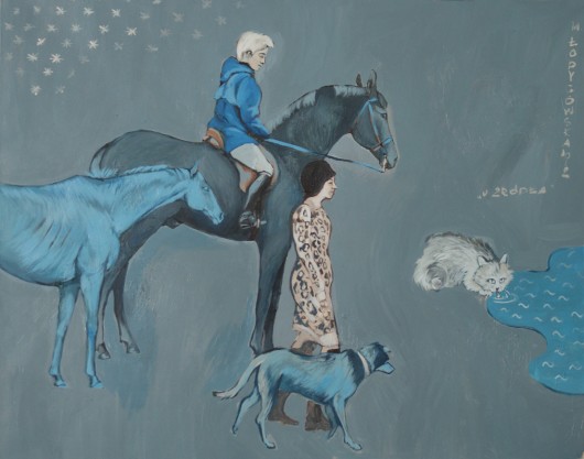 U źródła akryl na płótnie 110 x 89 cm Lodigi