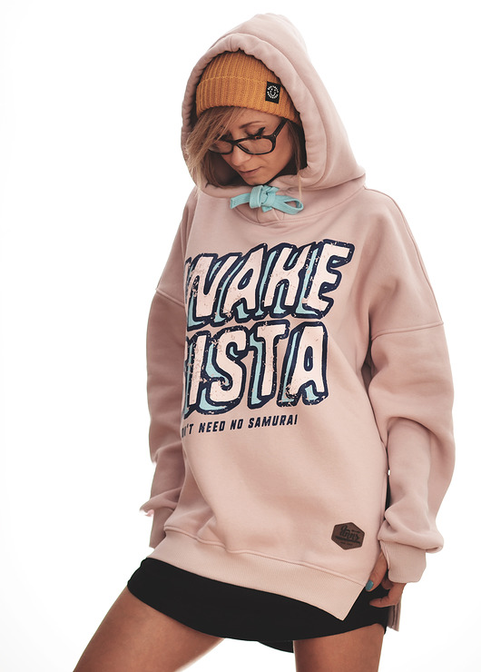 Bluza Wake Sista Hoodie Pink DONT NEED NO SAMURAI