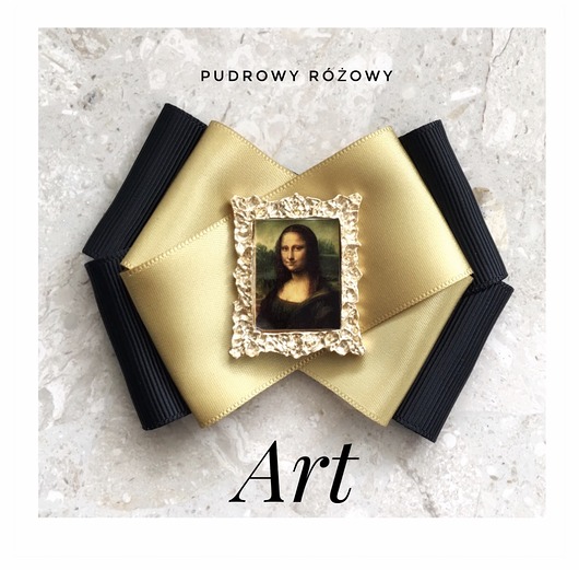 broszki Brosza  ART z obrazem Mona LisaNEW 1szt