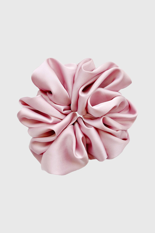 gumki do włosów Gumka do włosów różowa Scrunchie Maxi Powder Pink