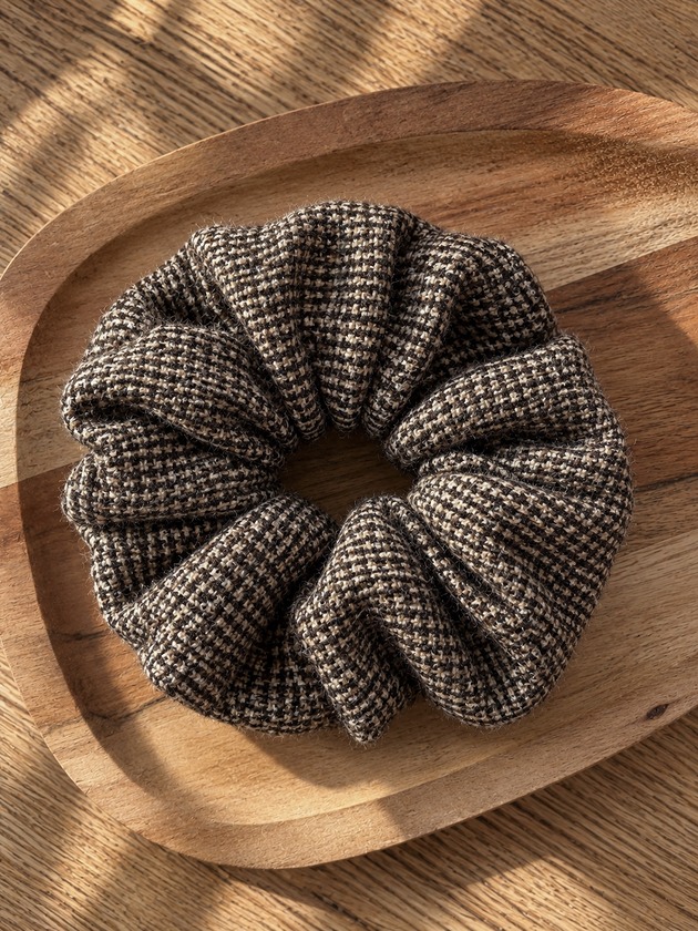 gumki do włosów Warm Ways / wełniana scrunchie zero waste