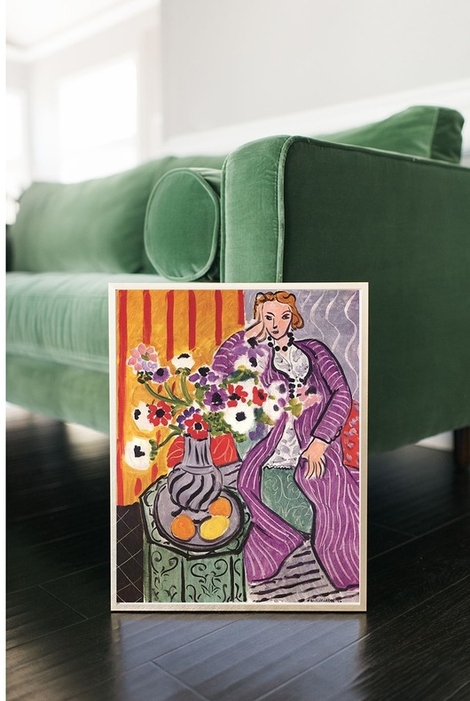 grafiki i ilustracje Matisse obraz,kwiaty, kolorowa dekoracja ścienna, plakat,