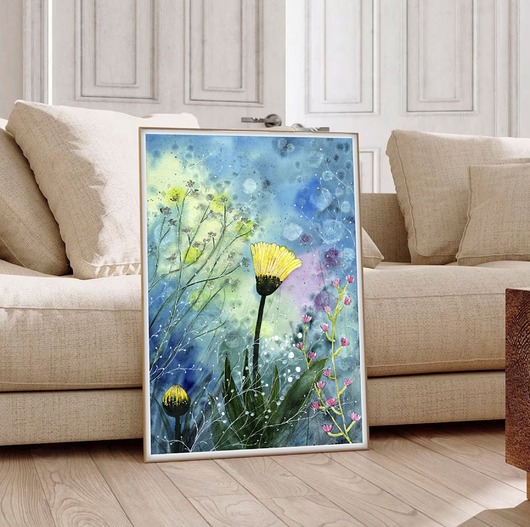 grafiki i ilustracje Plakat. Łąka