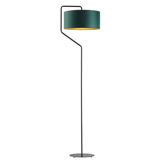 lampy podłogowe Designerska lampa stojąca do salonu w stylu glamour TESALLIA GOLD