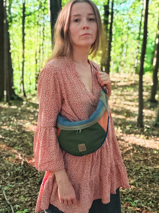 saszetka nerka Nerka "Haru"kolorowa  bawełniana