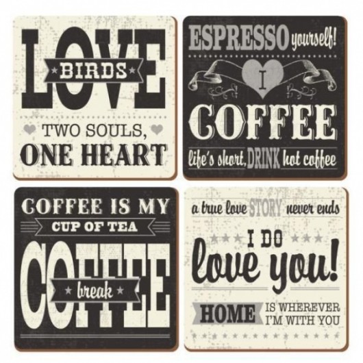 Podkładki Coffee 4 szt. MIA home