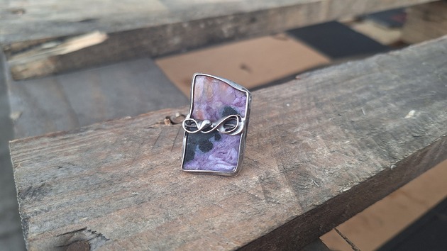 pierścionki - różne Czaroity - pierścionek regulowany