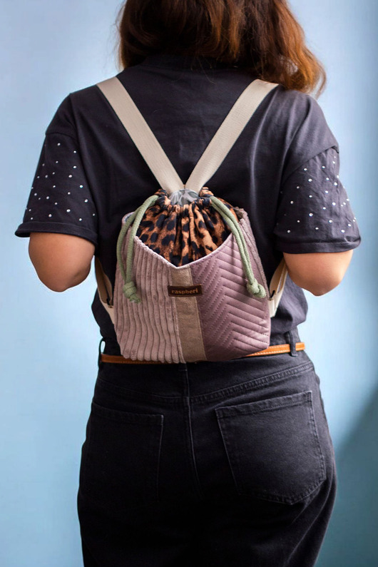 plecaki Workoplecak mini patchwork panterka