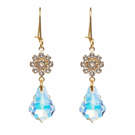 Barokowe kryształowe kolczyki Baroque Swarovski SOTHO