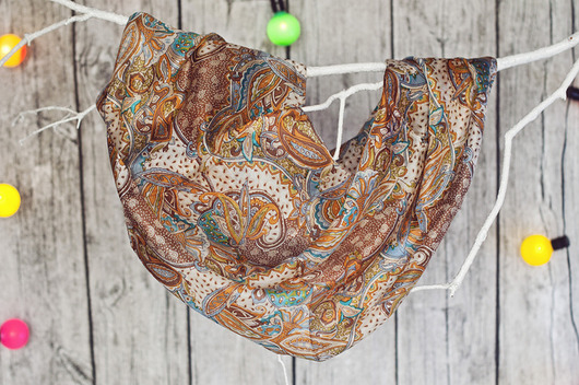 SZAL jedwabny orient BOHO STREET WEAR