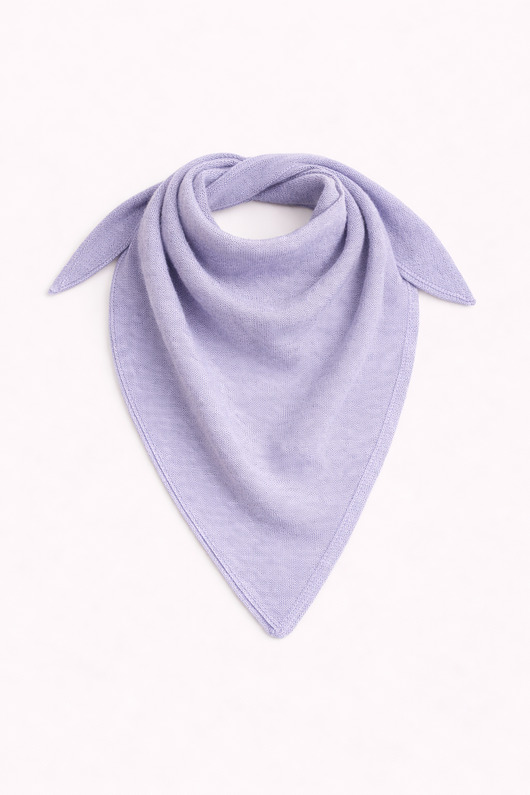 szale damskie Chusta Rowan merino lawendowa