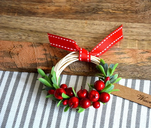 Mini wianek Wooden Love
