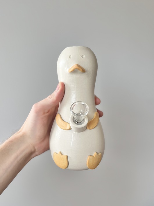 akcesoria różne BONGO ceramiczne  GĘŚ, lufka, fajka wodna