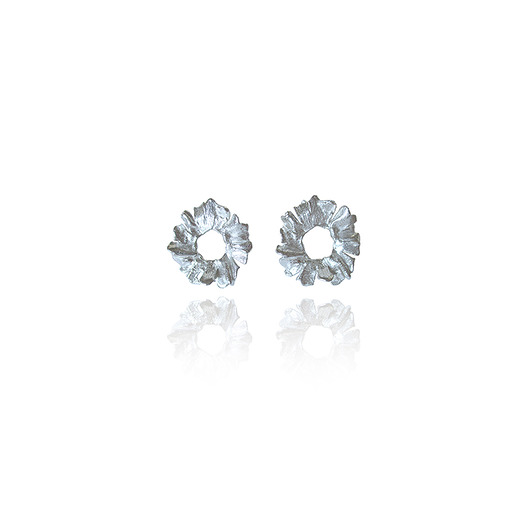 Srebrne kolczyki - Rumianki KOS jewellery