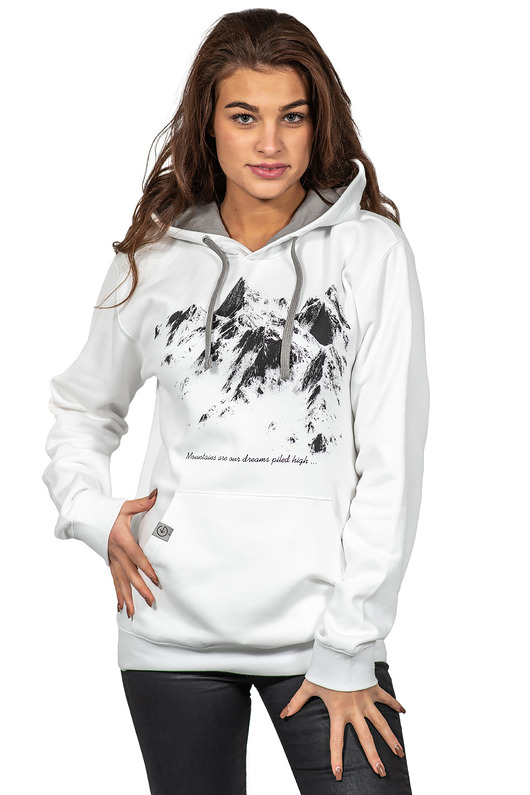 bluza z kapturem damska Bluza kangurka UNDERWORLD unisex Mountains