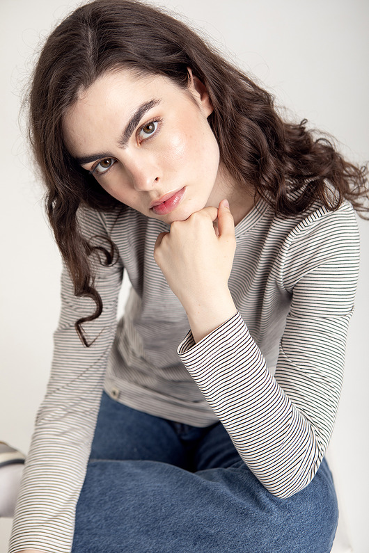 bluzki z długim rękawem damskie Longsleeve STRIPES Classic