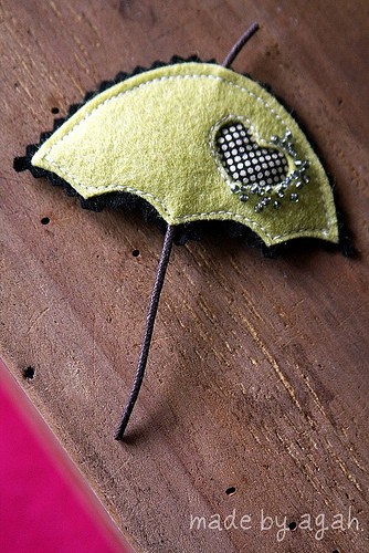 Limonkowa parasolka made by agah