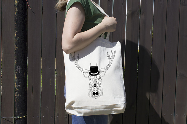 Torba bawełniana Lord jeleń AllbagAllprints