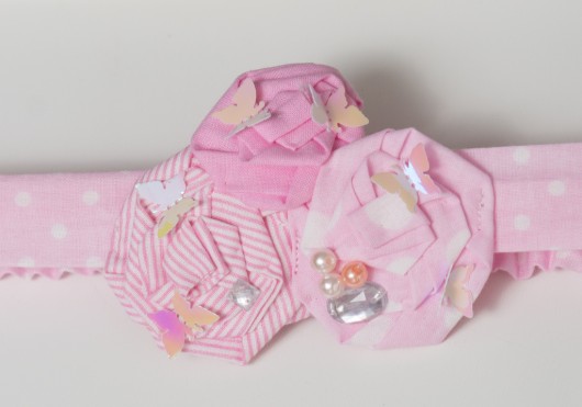Opaska Kwiatki Róż LalaShop
