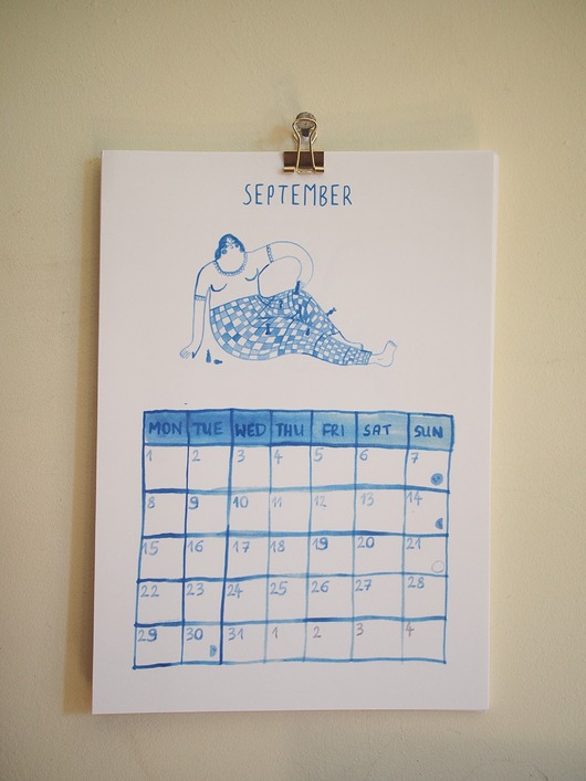 kalendarze i plannery Kalendarz 2026 niebiesko mi  chaos