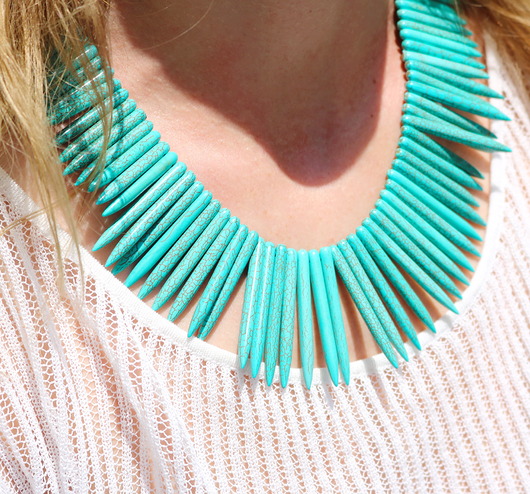Naszyjnik stopniowany turkus GS19 Coccola JEWELLERY