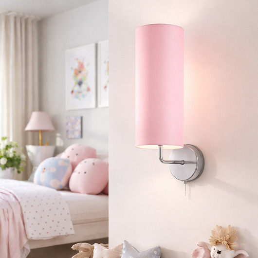 kinkiety Nowoczesny mały kinkiet z włącznikiem NEWADA KIDS w kształcie tuby