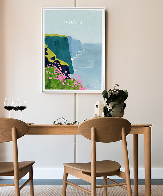 plakaty Irlandia - klify nad oceanem - plakat 50x70 cm