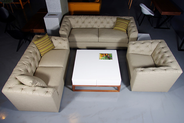 SOFA DWUOSOBOWA A4 chesterfield EKSPOZYCJA NOON NOON