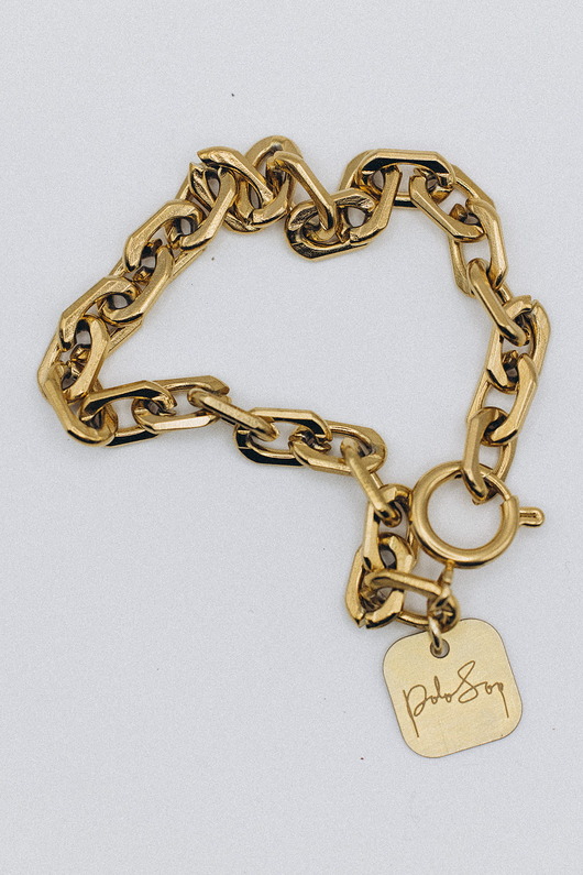 bransoletki - inne DEAR bransoleta basic złota / baza do charms