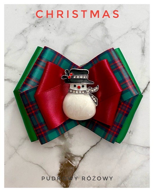 broszki Brosza z Bałwanem  Mikołajki Święta