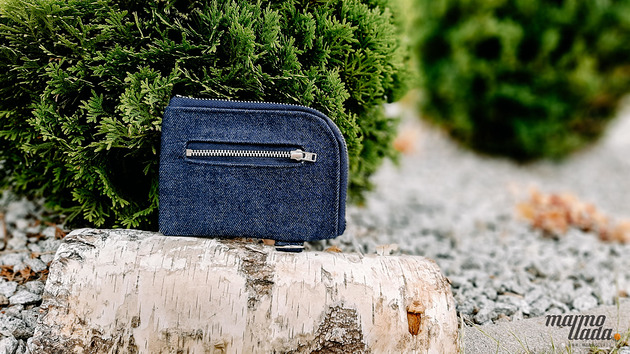 marmollada - portfel jeans + granat marmollada