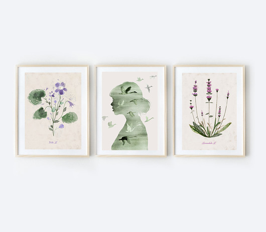 Zestaw grafik | 40x50 cm Anita Tomala