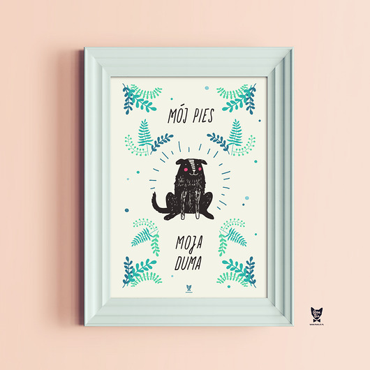 plakaty Plakat dla psiarzy - Mój pies, moja duma A2