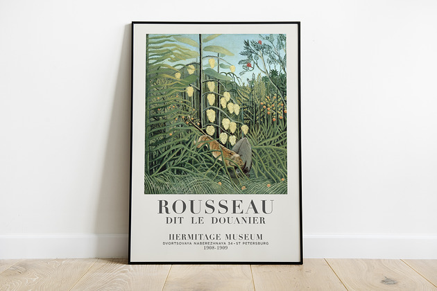 Henri Rousseau - plakat wystawowy Pas De LArt