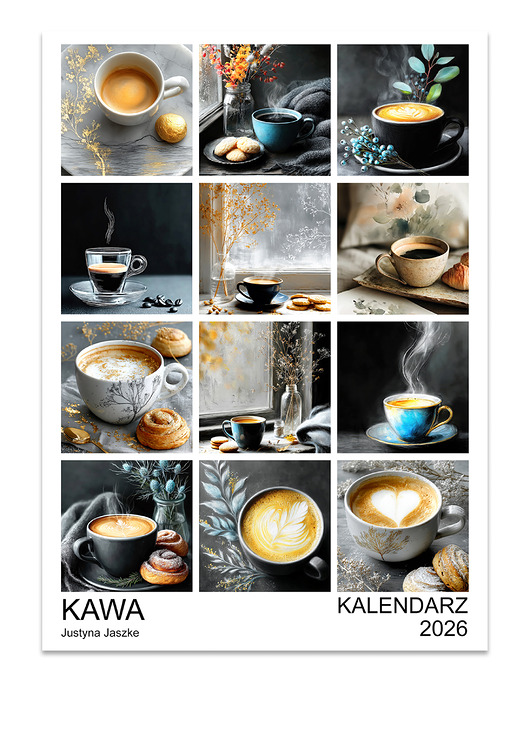 kalendarze i plannery Kalendarz 2026 Kawa 15x21 cm