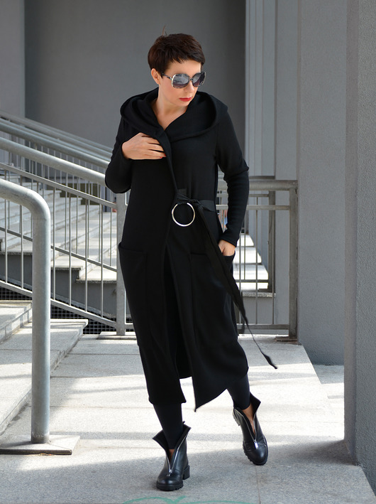 SWETER z kapturem MAXI  NuMErO momo fashion
