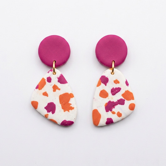 kolczyki z masy plastycznej Kolczyki Sweet