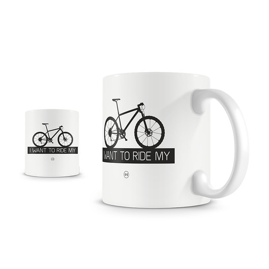 Kubek I want to ride my MTB 330ml studioixi
