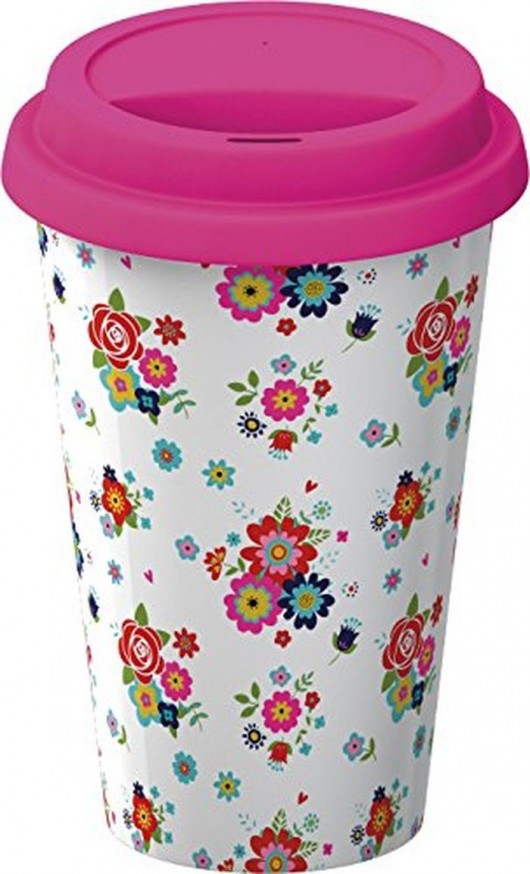 Kubek podróżny Flowers MIA home
