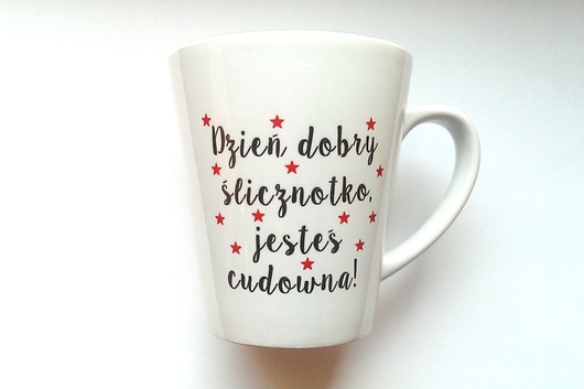 Kubek Latte DZIEŃ DOBRY FarrowDesign