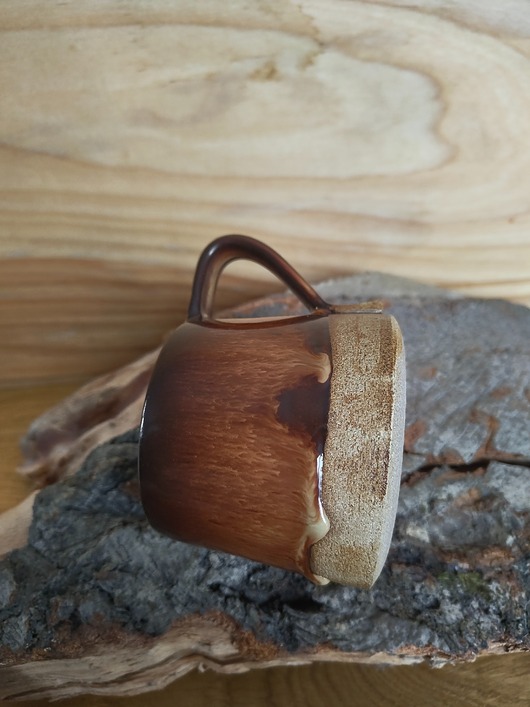 kubki Ceramiczny kubek Karmel