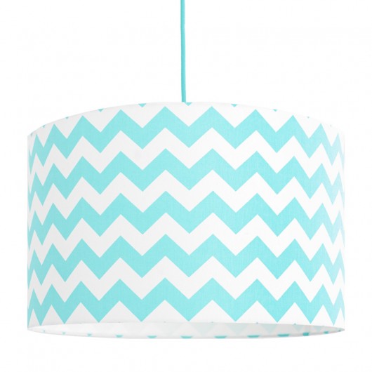 Lampa wisząca Chevron turkusowa MIA home