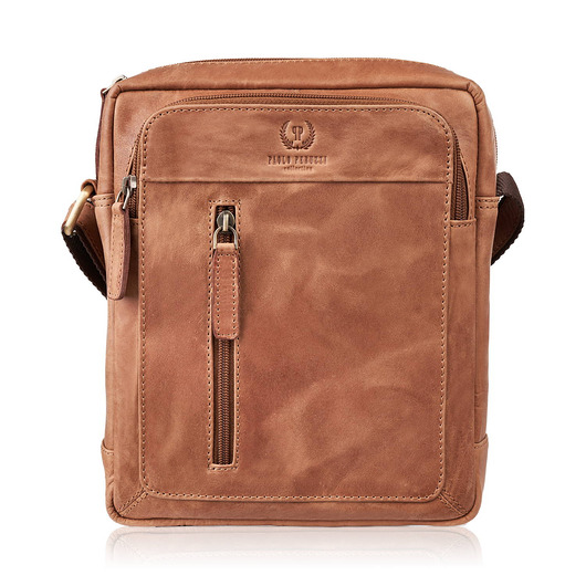 torby i nerki męskie LISTONOSZKA MĘSKA NA RAMIĘ SKÓRZANA TORBA MĘSKA VINTAGE Paolo Peruzzi