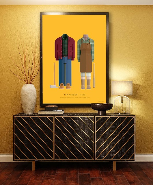 Lśnienie - The Shining - plakat fine art minimalmill